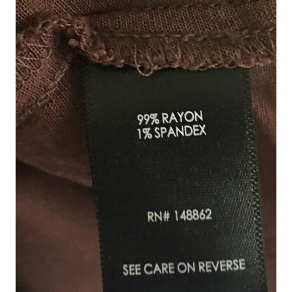 Torrid Top Women's Size 2X Brown Sleeveless Button Up Sleeveless - Picture 6 of 6